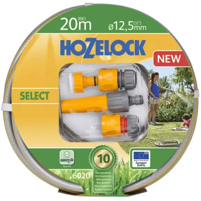 Hozelock Cev za zalivanje Select 20 m z začetnim kompletom