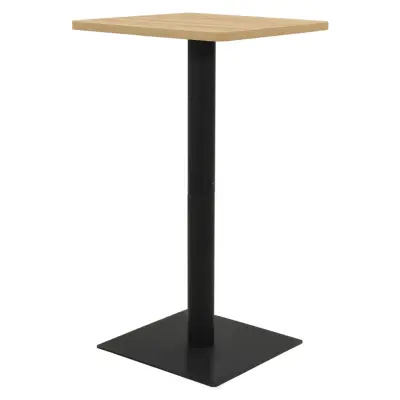 vidaXL Bistro miza barva hrasta 60x60x107 cm