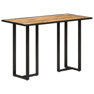 vidaXL Jedilna miza 110x55x75,5 cm trden mangov les