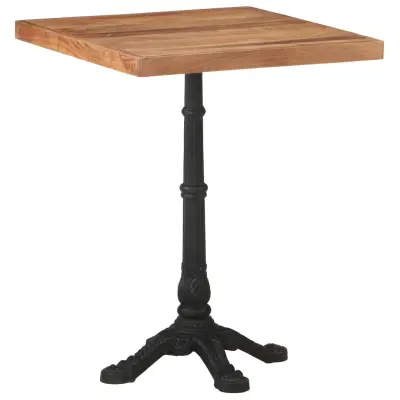 vidaXL Bistro miza 60x60x76 cm trden akacijev les