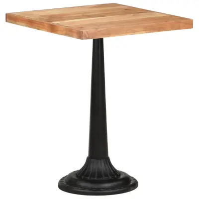 vidaXL Bistro miza 60x60x76 cm trden akacijev les