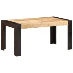 vidaXL Jedilna miza 160x80x76 cm trden mangov les
