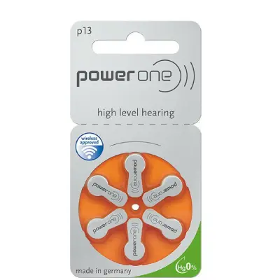 Power One Varta A13 - PR48, 6x, Cink-Zračna baterija za slušne aparate