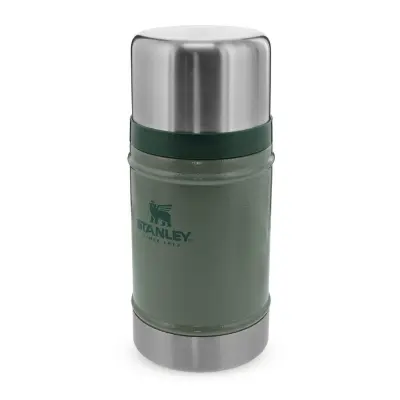 Stanley The Legendary Classic Food Jar 0.70L, Hammertone Zelena, Vakuumsko izoli