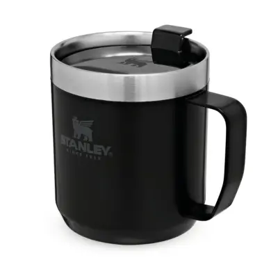 Stanley Classic Camp Mug, Matte Black Črna, Skodelica
