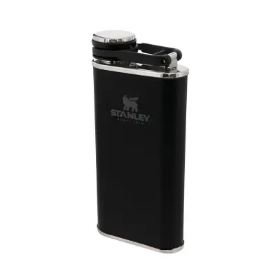 Stanley The Classic Easy Fill Wide Mouth Flask 0,23L, Mat Črna, Vakuumsko izlori