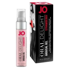 Stimulacijski gel "JO Oral Delight Strawberry" - 30 ml (R4641)