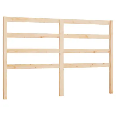 vidaXL Posteljno vzglavje 141x4x100 cm trdna borovina