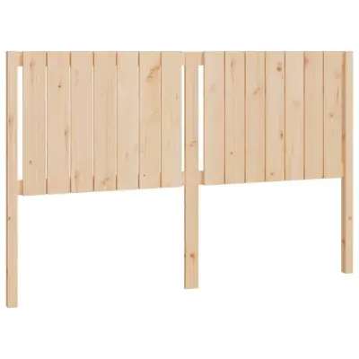 vidaXL Posteljno vzglavje 165,5x4x100 cm trdna borovina