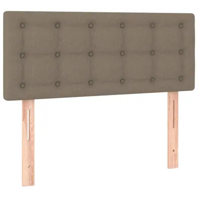 vidaXL Posteljno vzglavje taupe 80x5x78/88 cm blago