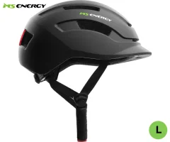 MS ENERGY MSH-300 pametna čelada, velikost L, LED osvetlitev, polnilna baterija, vizir / senčnik,  črna