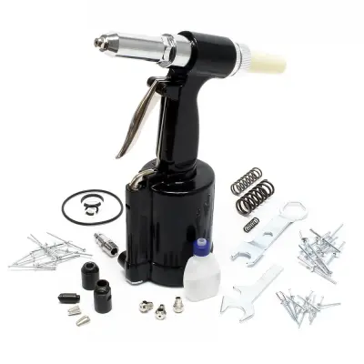 Set pnevmatske pištole za kovičenje 2,4-4,8mm + kovček