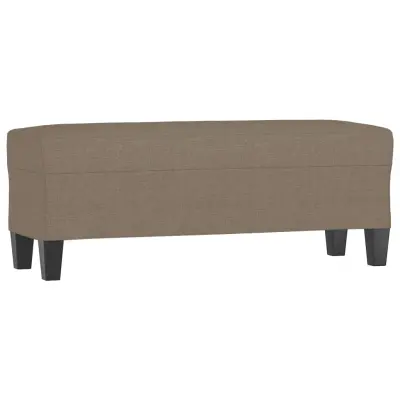 vidaXL Klop taupe 100x35x41 cm blago