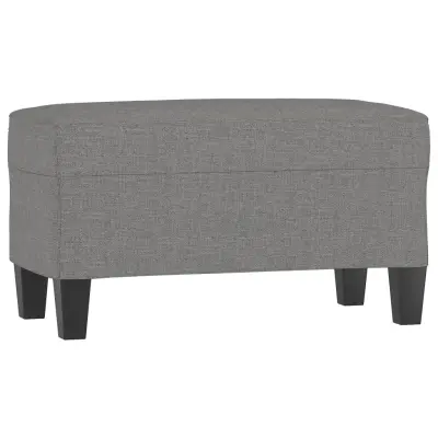 vidaXL Klop temno siva 70x35x41 cm blago