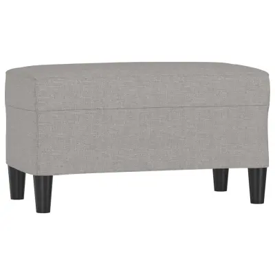 vidaXL Klop svetlo siva 70x35x41 cm blago