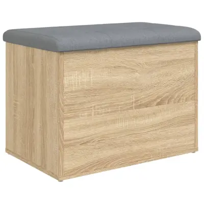 vidaXL Klop za shranjevanje sonoma hrast 62x42x45 cm inženirski les