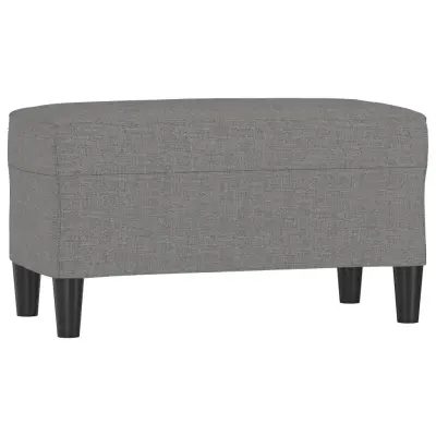 vidaXL Klop temno siva 70x35x41 cm blago