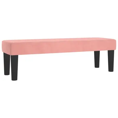 vidaXL Klop roza 100x30x30 cm žamet