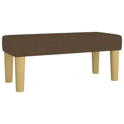vidaXL Klop temno rjava 70x30x30 cm blago