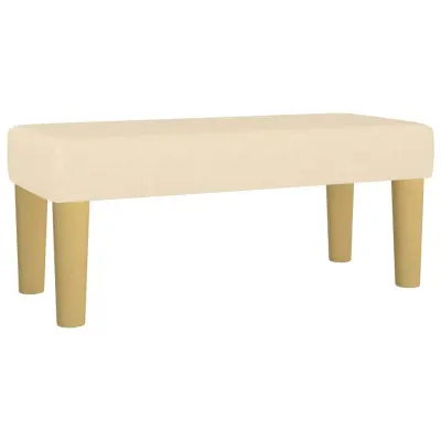 vidaXL Klop krem 70x30x30 cm blago