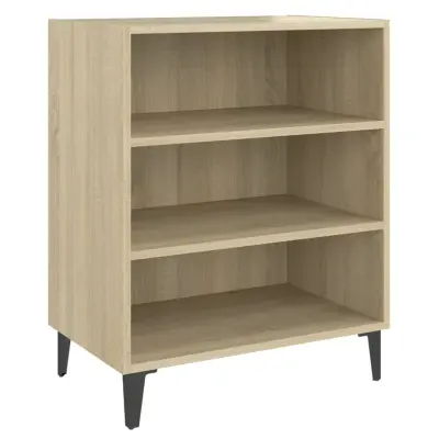 vidaXL Komoda sonoma hrast 57x35x70 cm iverna plošča