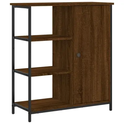 vidaXL Komoda rjavi hrast 70x30x80 cm inženirski les
