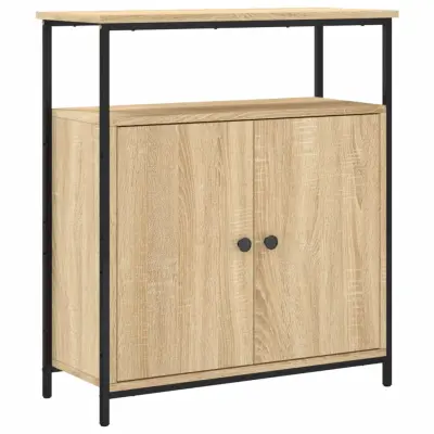 vidaXL Komoda sonoma hrast 70x30x80 cm inženirski les