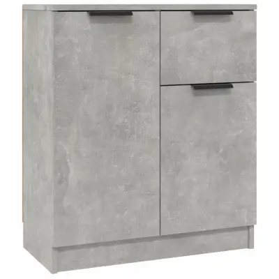 vidaXL Komoda betonsko siva 60x30x70 cm konstruiran les