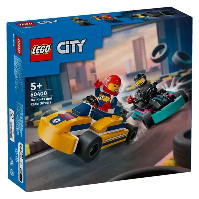 LEGO City 60400 Gokarti in dirkalci