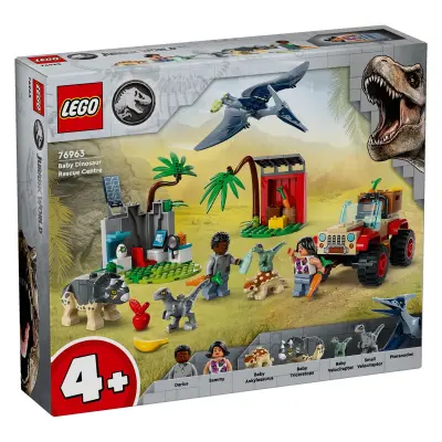 LEGO Jurassic World 76963 Reševalno središče za dinozavrske mladiče