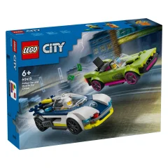 LEGO City 60415 Policijski avtomobil in avto z močnim motorjem