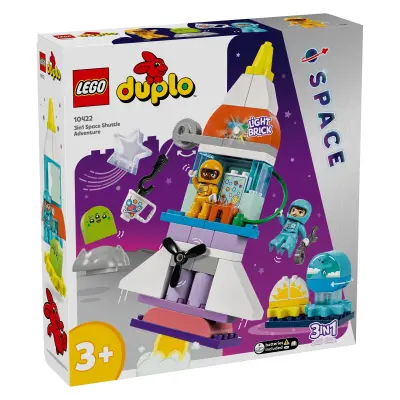 LEGO DUPLO 10422 3v1 Dogodivščina z vesoljskim plovilom