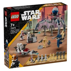 LEGO Star Wars 75372 Bojni paket Klonski bojevnik in Bojni droid