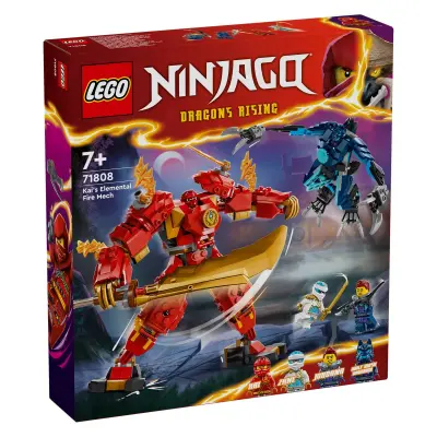 LEGO NINJAGO 71808 Kaijev elementarni robotski oklep ognja