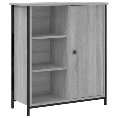 vidaXL Komoda siva sonoma 70x30x80 cm inženirski les