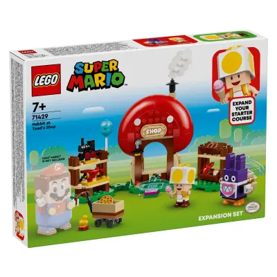 LEGO Super Mario 71429 Razširitveni komplet Nabbit v Toadovi trgovini
