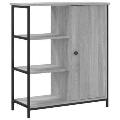 vidaXL Komoda siva sonoma 70x30x80 cm inženirski les