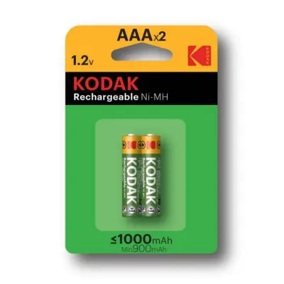 2x polnilna baterija AAA1000mAh