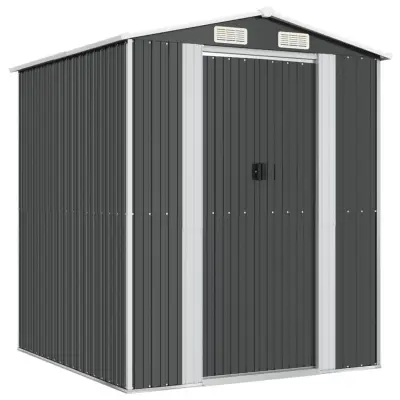 vidaXL Vrtna lopa antracitna 192x191x223 cm pocinkano jeklo