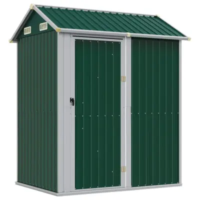 vidaXL Vrtna lopa zelena 192x152,5x237 cm pocinkano jeklo