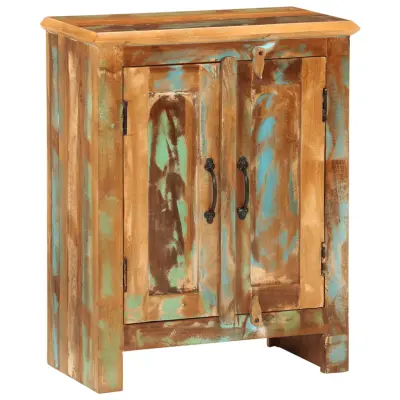vidaXL Komoda z 2 vrati 55x30x70 cm trden predelan les