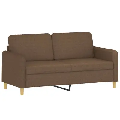 vidaXL Dvosed rjav 140 cm blago