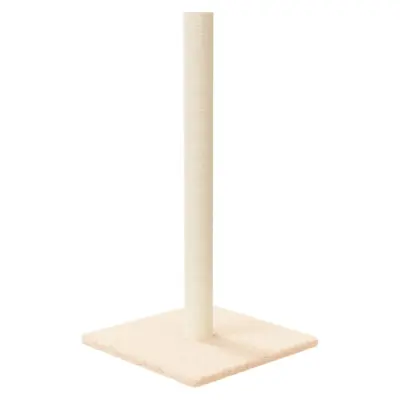 vidaXL Mačji praskalnik krem 35x35x70 cm
