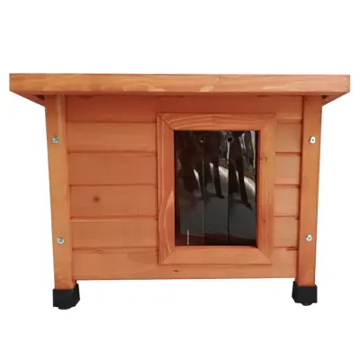 @Pet Zunanja mačja hišica XL 68,5x54x51,5 cm les rjava