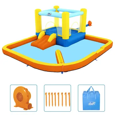 Bestway Napihljiv otroški vodni park H2OGO Beach Bounce