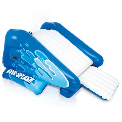 Intex Napihljiv vodni tobogan Kool Splash moder