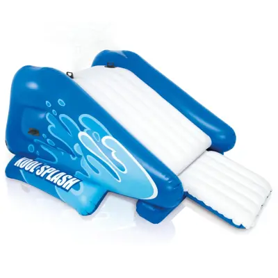 Intex Napihljiv vodni tobogan Kool Splash moder