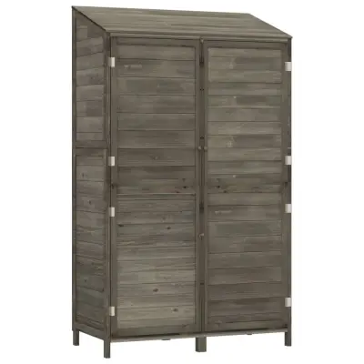 vidaXL Vrtna lopa antracit 102x52x174,5 cm trden les jelke