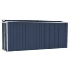 vidaXL Vrtna lopa antracitna 118x382x178 cm jeklo
