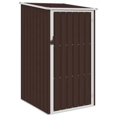 vidaXL Vrtna lopa rjava 87x98x159 cm pocinkano jeklo